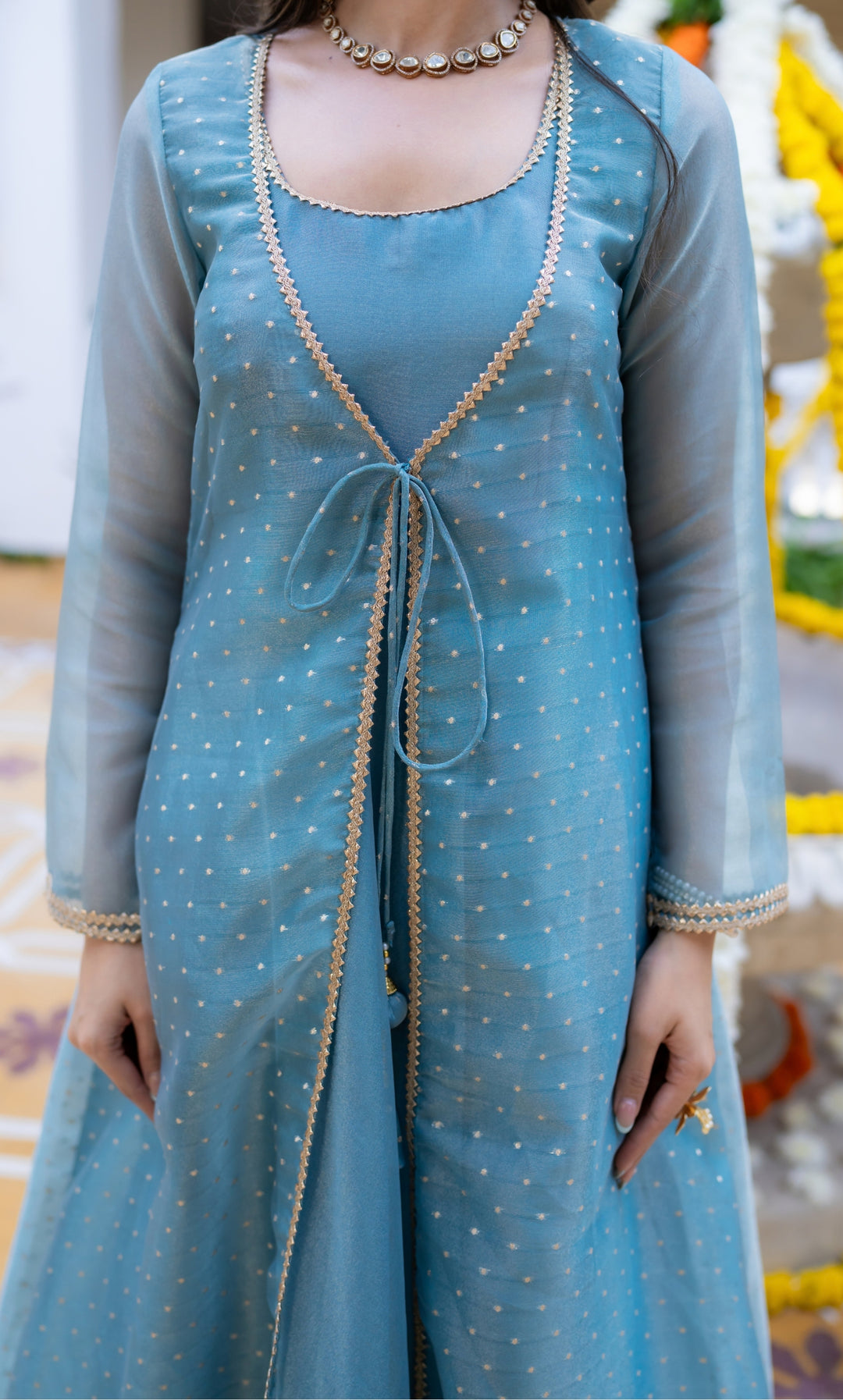 River Mist Shrug Set