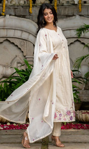Rebel Off White Suit Set