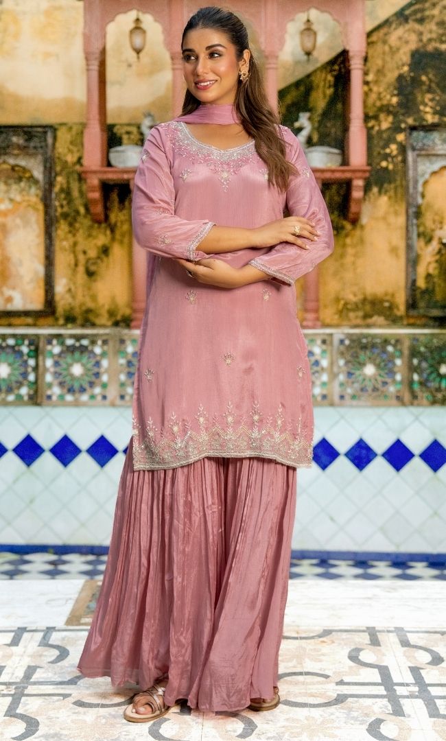 Jafrin Pink Sharara Set
