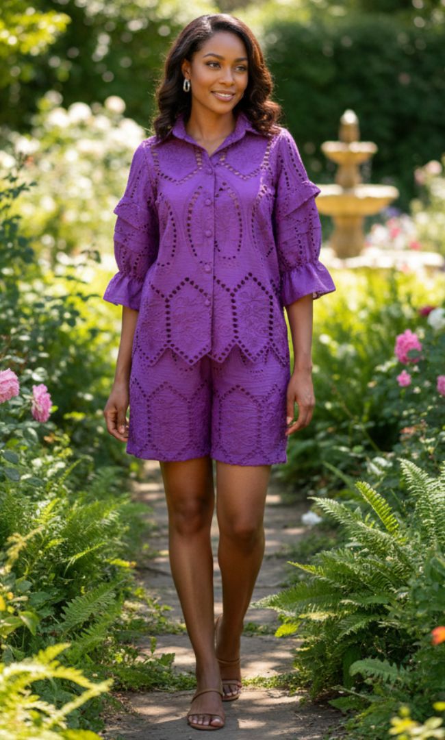 Iris Schiffli Co-ord Set