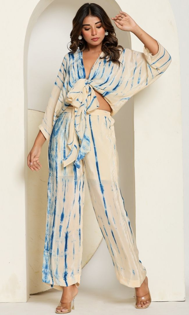 Shibori Skyline Swirl Co-ord Set