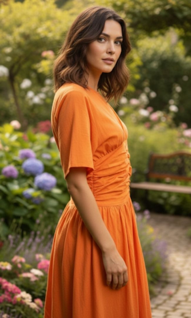 Ruched Radiance Maxi Dress