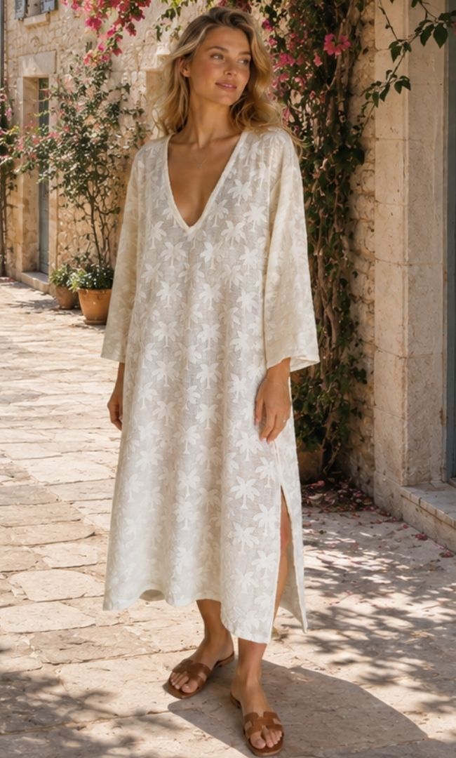 The Ivory Palm Cover up