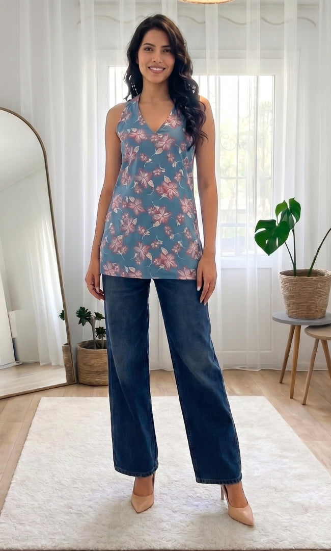 Petal Aura Short Kurti