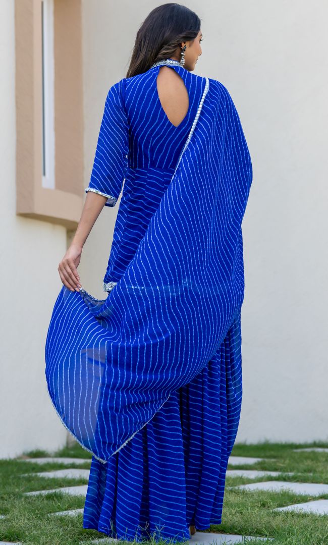 Morani Bandhani Sharara Set
