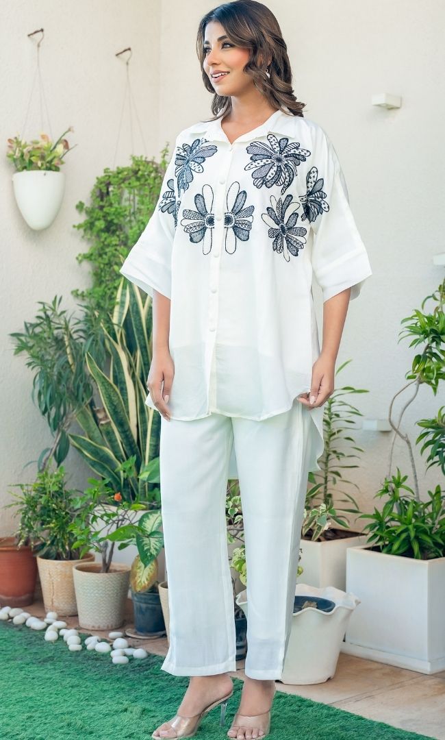 Mimas White Co ord Set