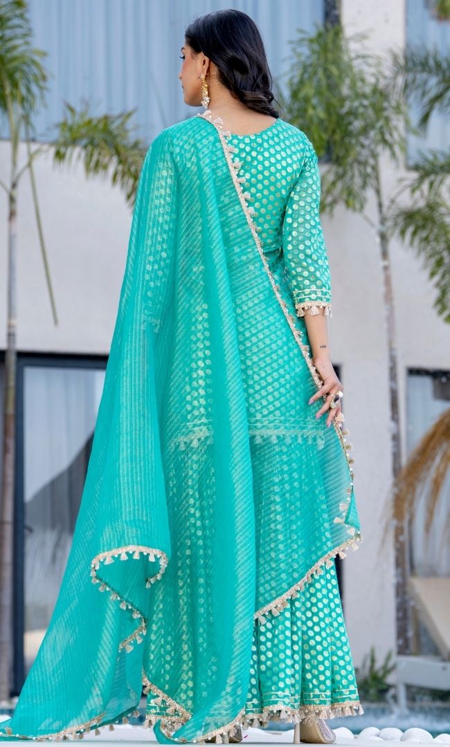 Nazreen Brasso Sharara Set