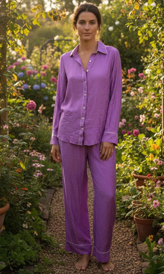 Violet Whisper Lounge Set