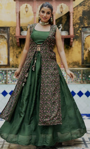 Envy Green Skirt Set