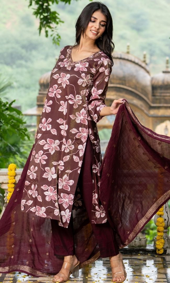 Kanika Shimmer Suit Set