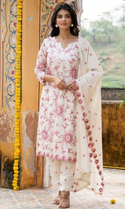 Onion Charm Embroidered Suit Set