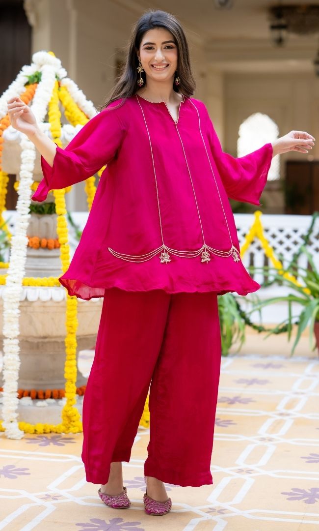 Shagun Pink Ethnic Co-ord Set