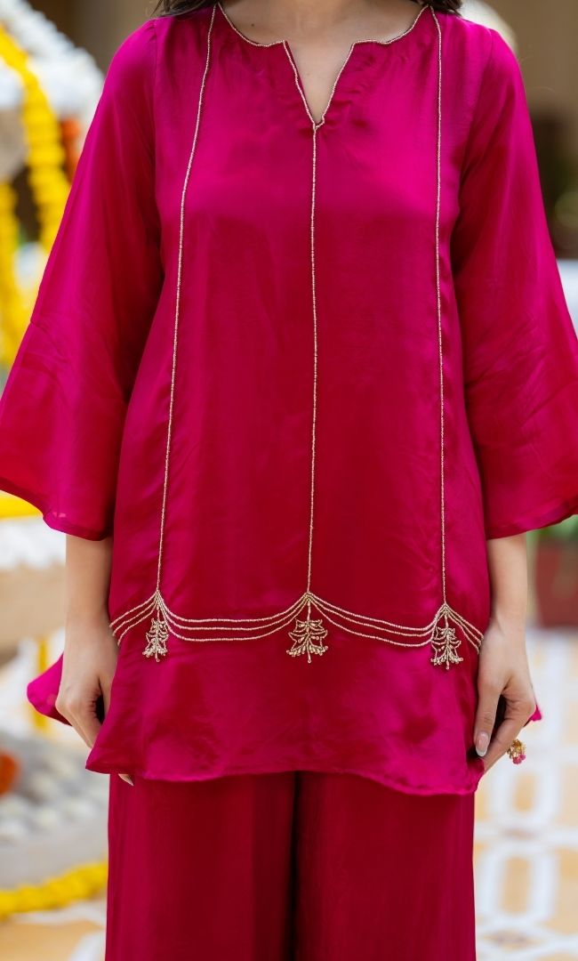 Shagun Pink Ethnic Co-ord Set