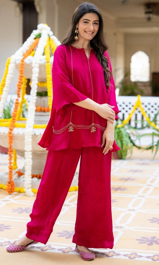 Shagun Pink Ethnic Co-ord Set
