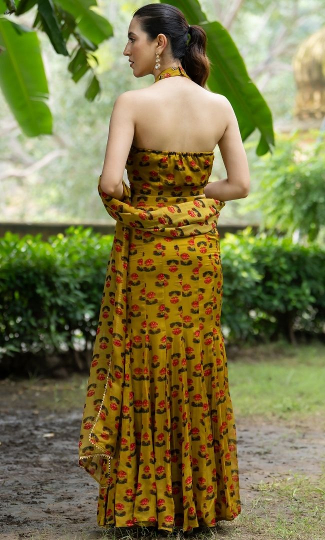 Liora Floral Skirt Set