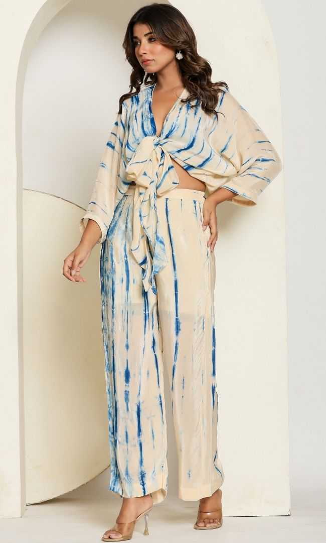 Shibori Skyline Swirl Co-ord Set