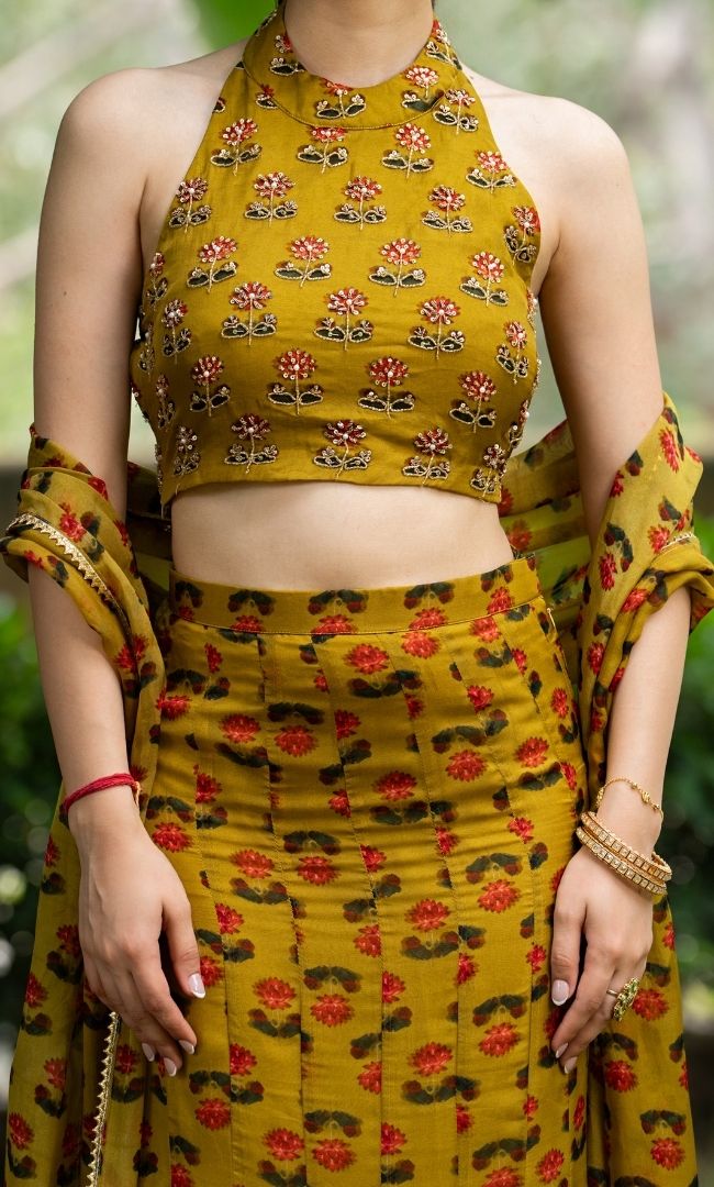 Liora Floral Skirt Set