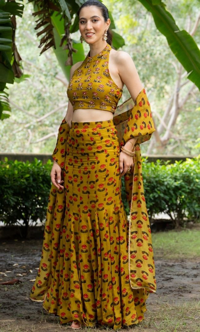 Liora Floral Skirt Set