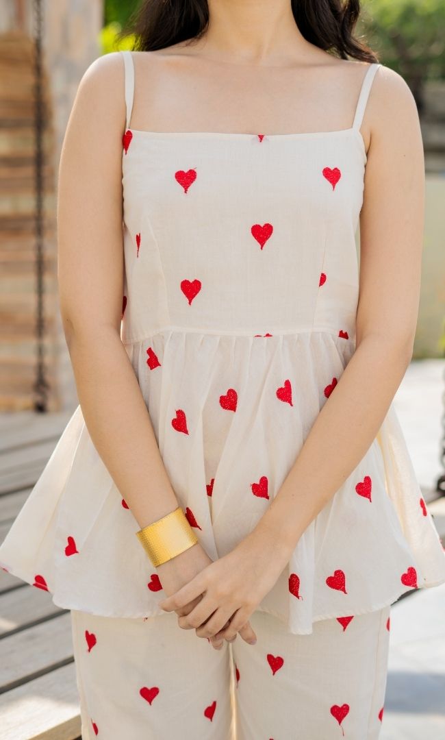 Bouquet Of Heart Co-ord Set