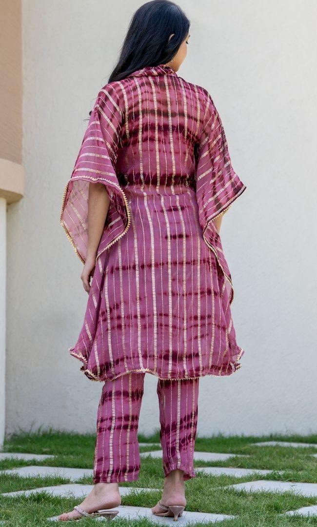Vivid Shibori Lurex Co-ord Set