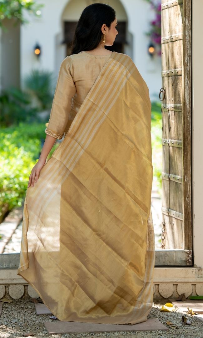 Myntra Golden Sharara Set