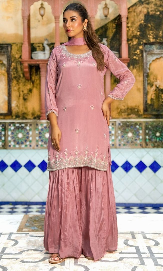Jafrin Pink Sharara Set