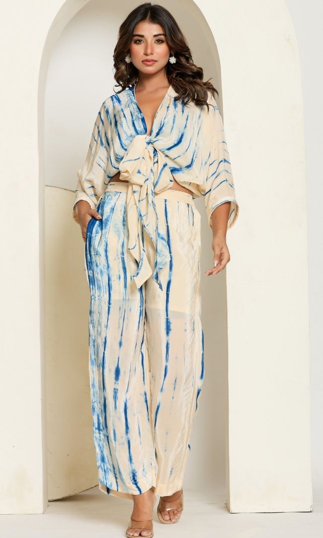 Shibori Skyline Swirl Co-ord Set