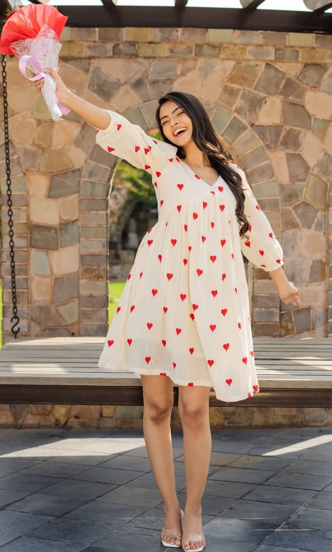 Red Heart Dress