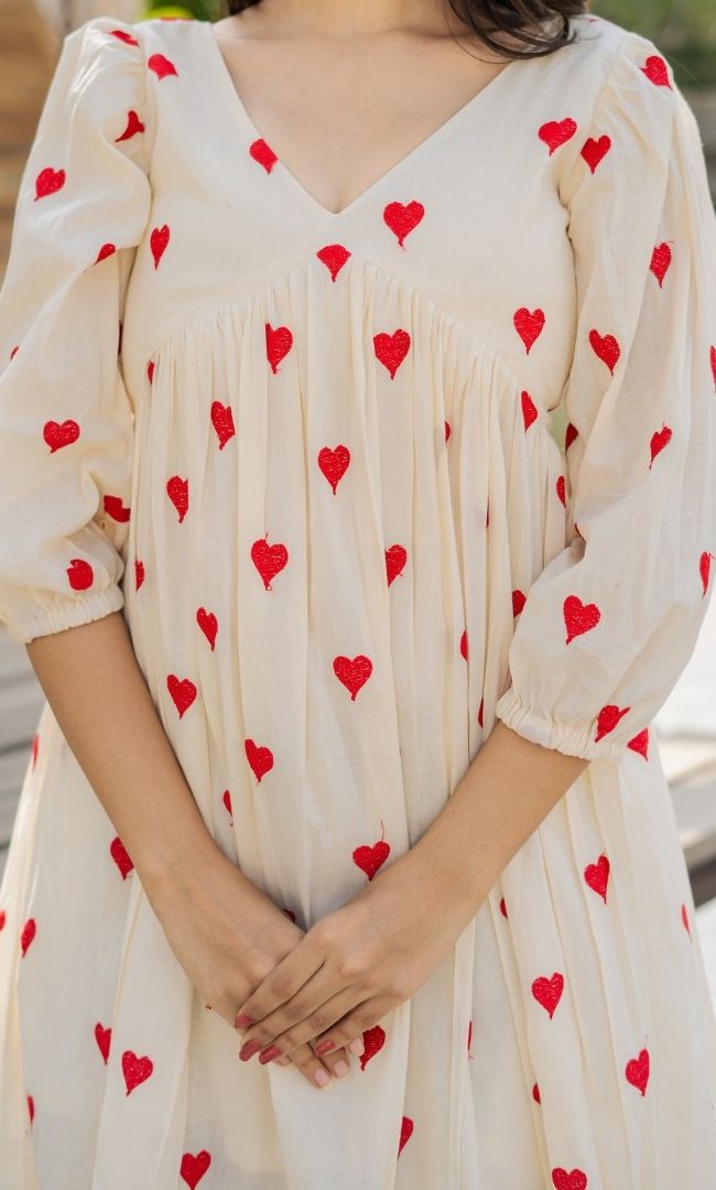 Red Heart Dress