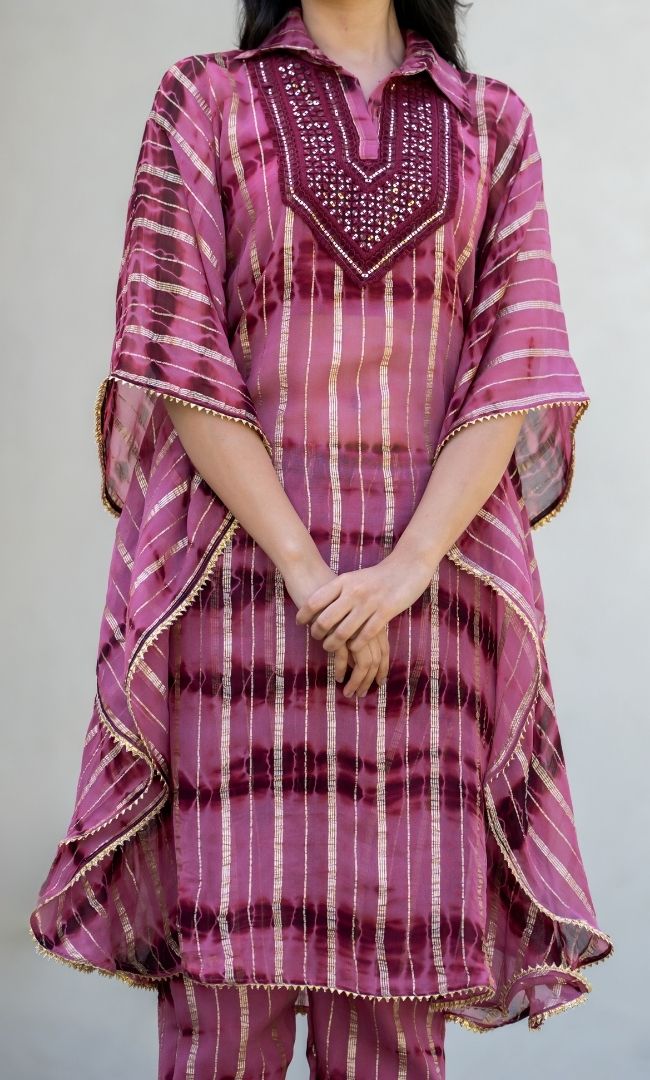 Vivid Shibori Lurex Co-ord Set