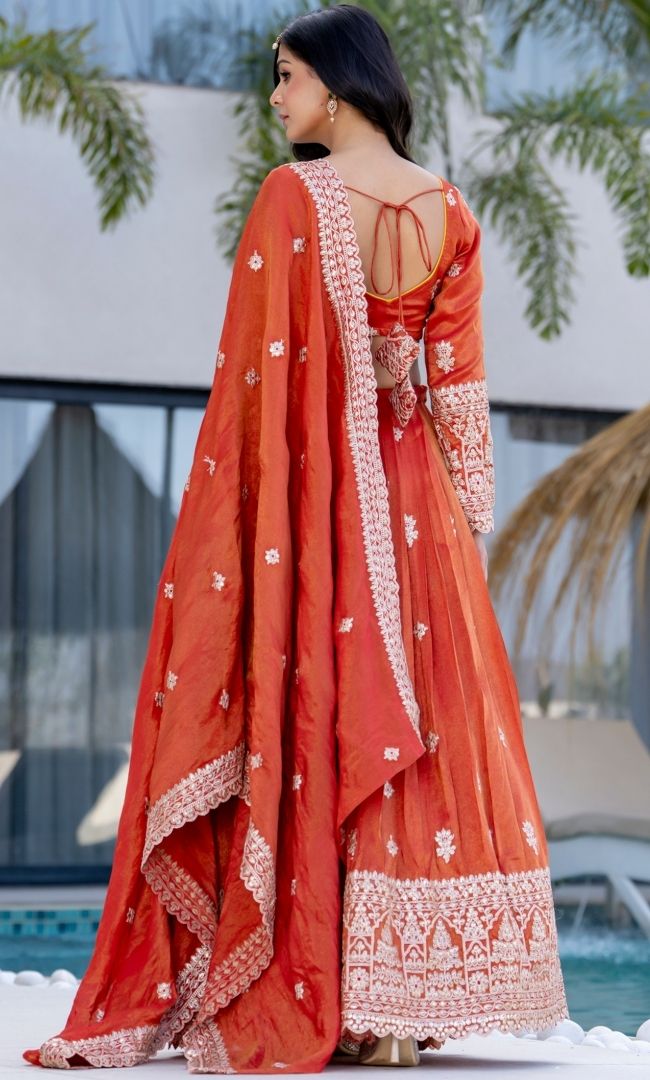 Rajsi Kesari Lehenga Set