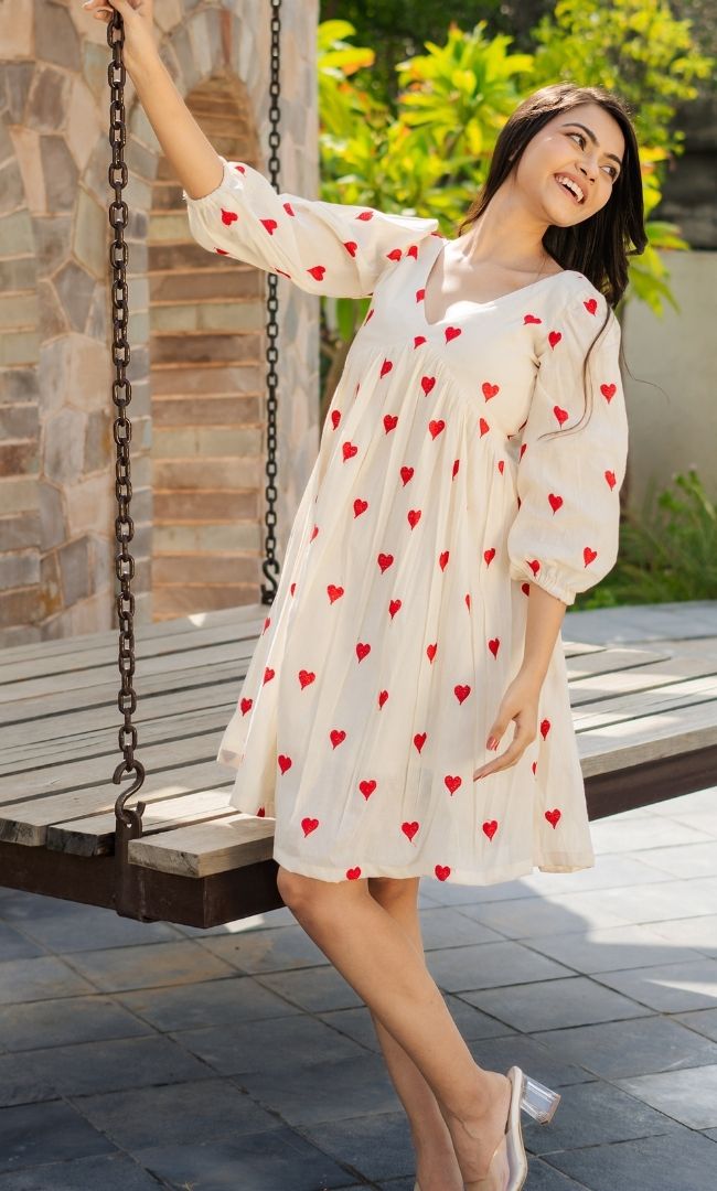 Red Heart Dress XL
