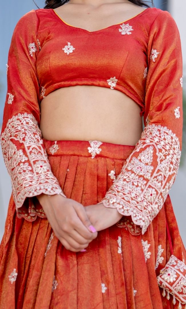 Rajsi Kesari Lehenga Set