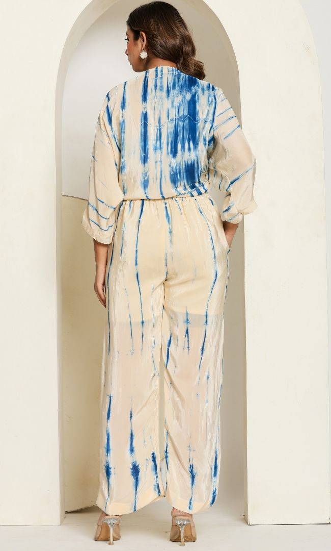 Shibori Skyline Swirl Co-ord Set