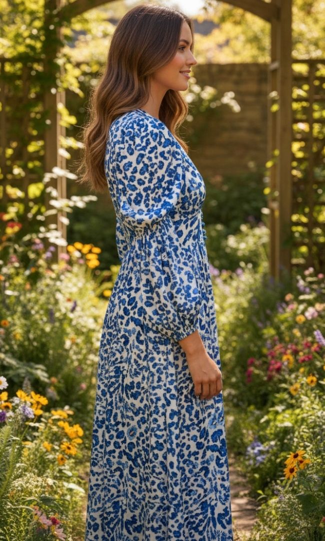 Dewy Button-Down Dress