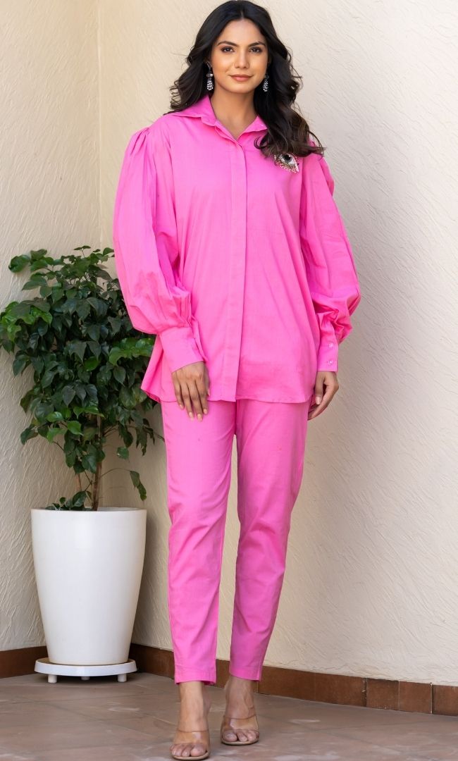 Fuchsia Evil Eye Co-ord Set