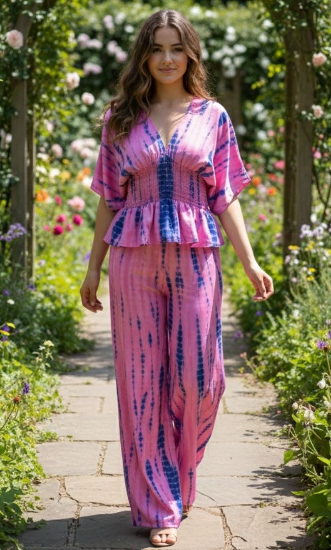 Peony Tye-Dye Co-ord Set