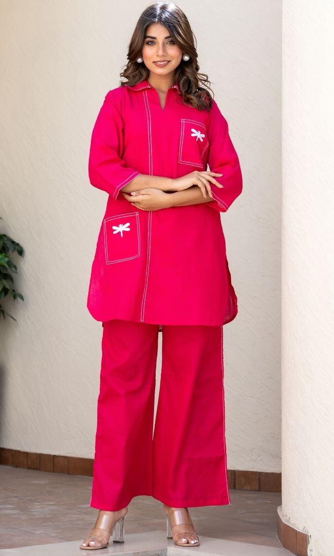 Tea Rose Butterfly Co-ord Set