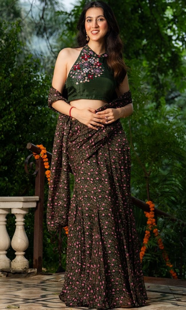 Haritage Glow Saree