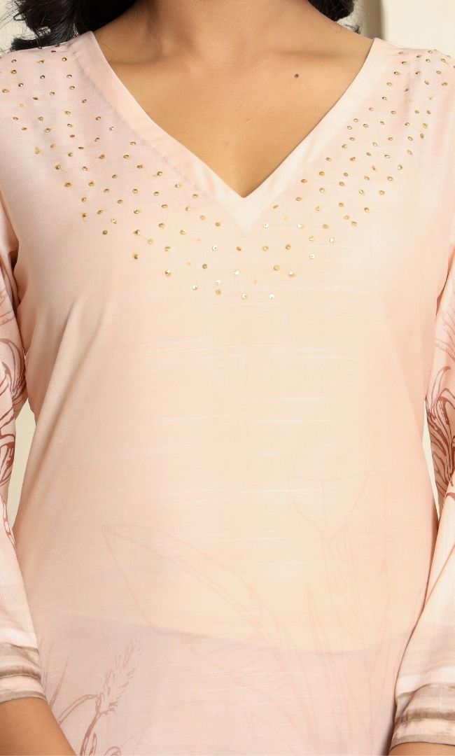 Peach Oasis Suit Set