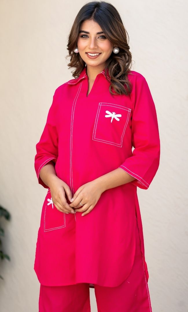Tea Rose Butterfly Co-ord Set