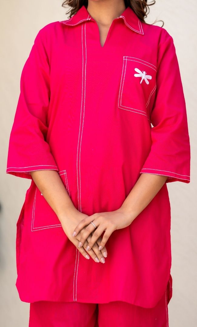 Tea Rose Butterfly Co-ord Set