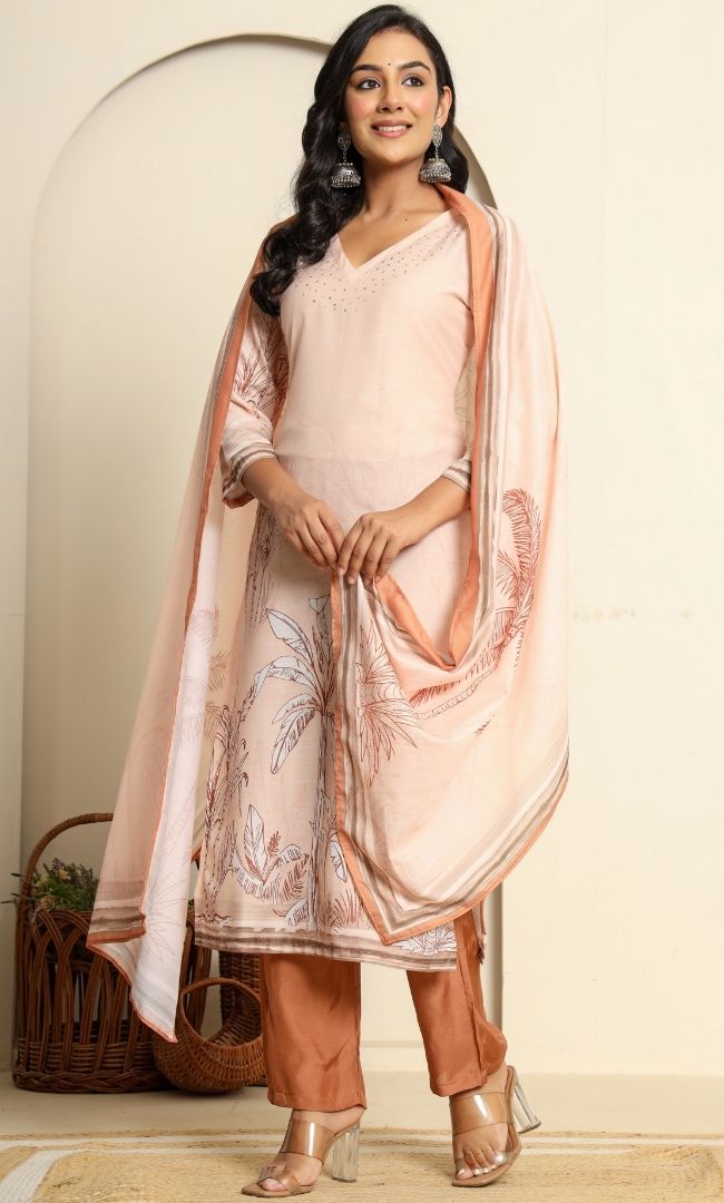 Peach Oasis Suit Set