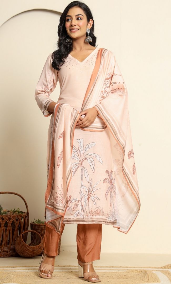Peach Oasis Suit Set