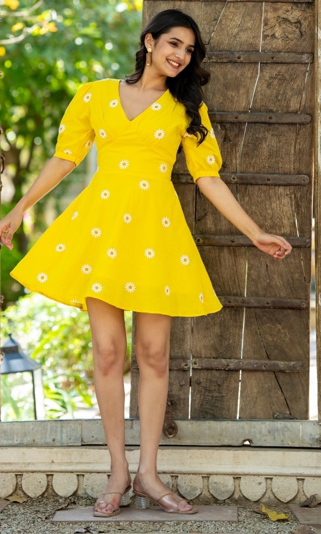 Buttercup Cotton Dress