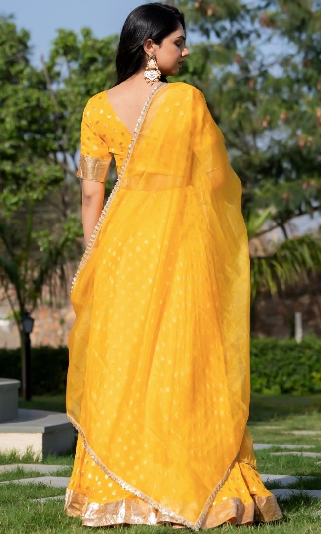 Mira Yellow Lehenga Set
