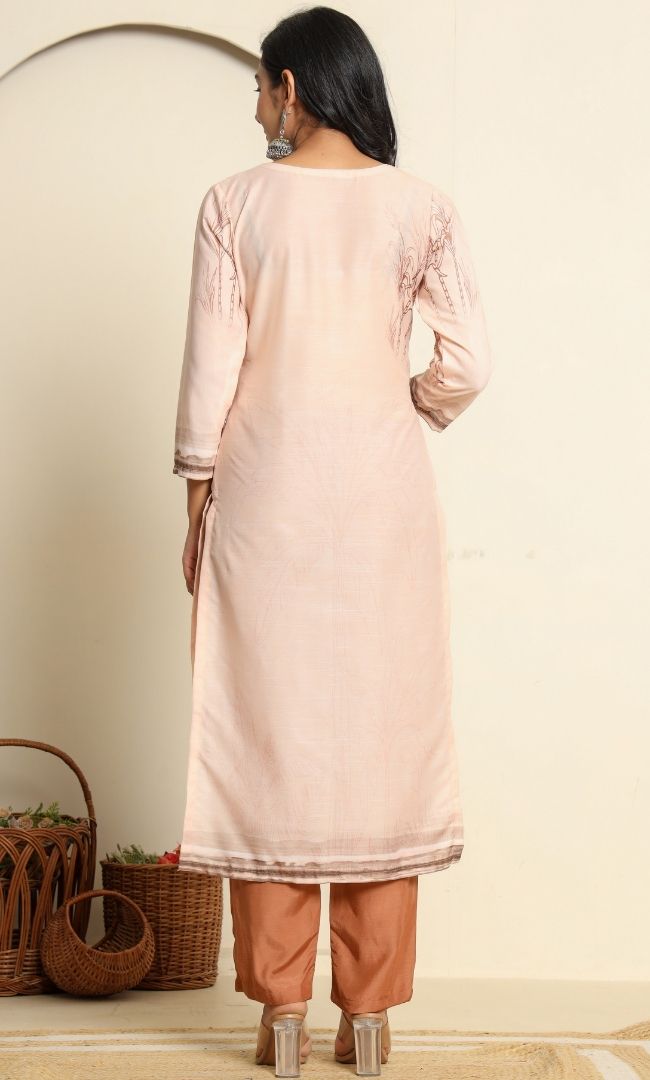 Peach Oasis Suit Set