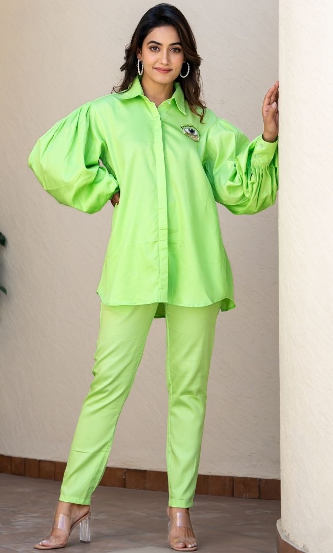 Green Evil Eye Co - Ord Set
