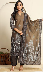 Rustic Olive Suit Set