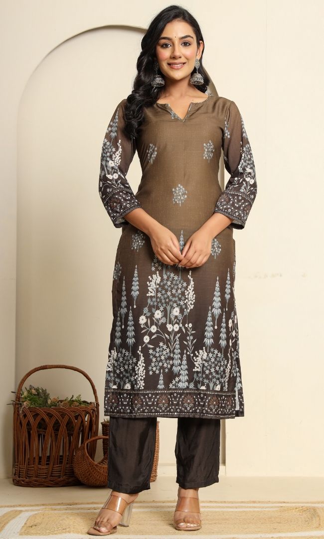 Rustic Olive Suit Set